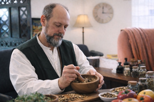 khabir-mixing-herbs2017