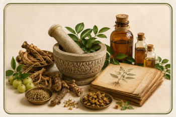 Traditional Ayurvedic herbs and herbal preparations