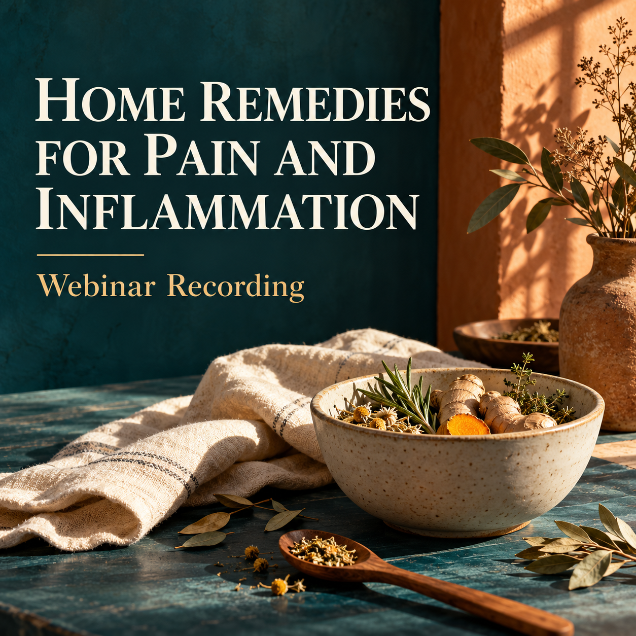 Home Remedies for Pain and Inflammation webinar