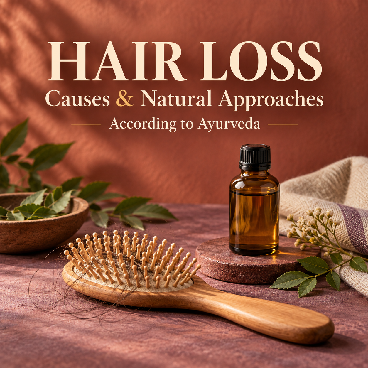 Causes and natural treatments for hair loss according to Ayurveda