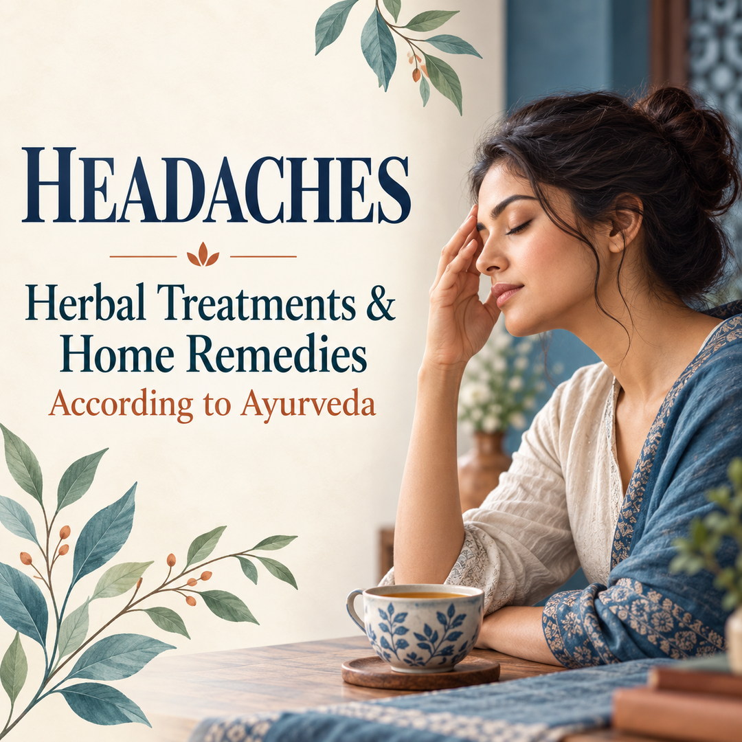 Herbal Treatments and Home Remedies for Headaches According to Ayurveda